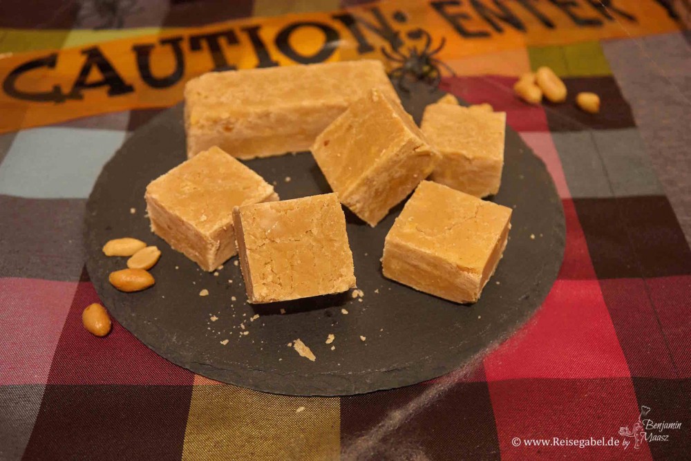 Erdnussbutter Fudge - Perfektes Halloween Naschwerk