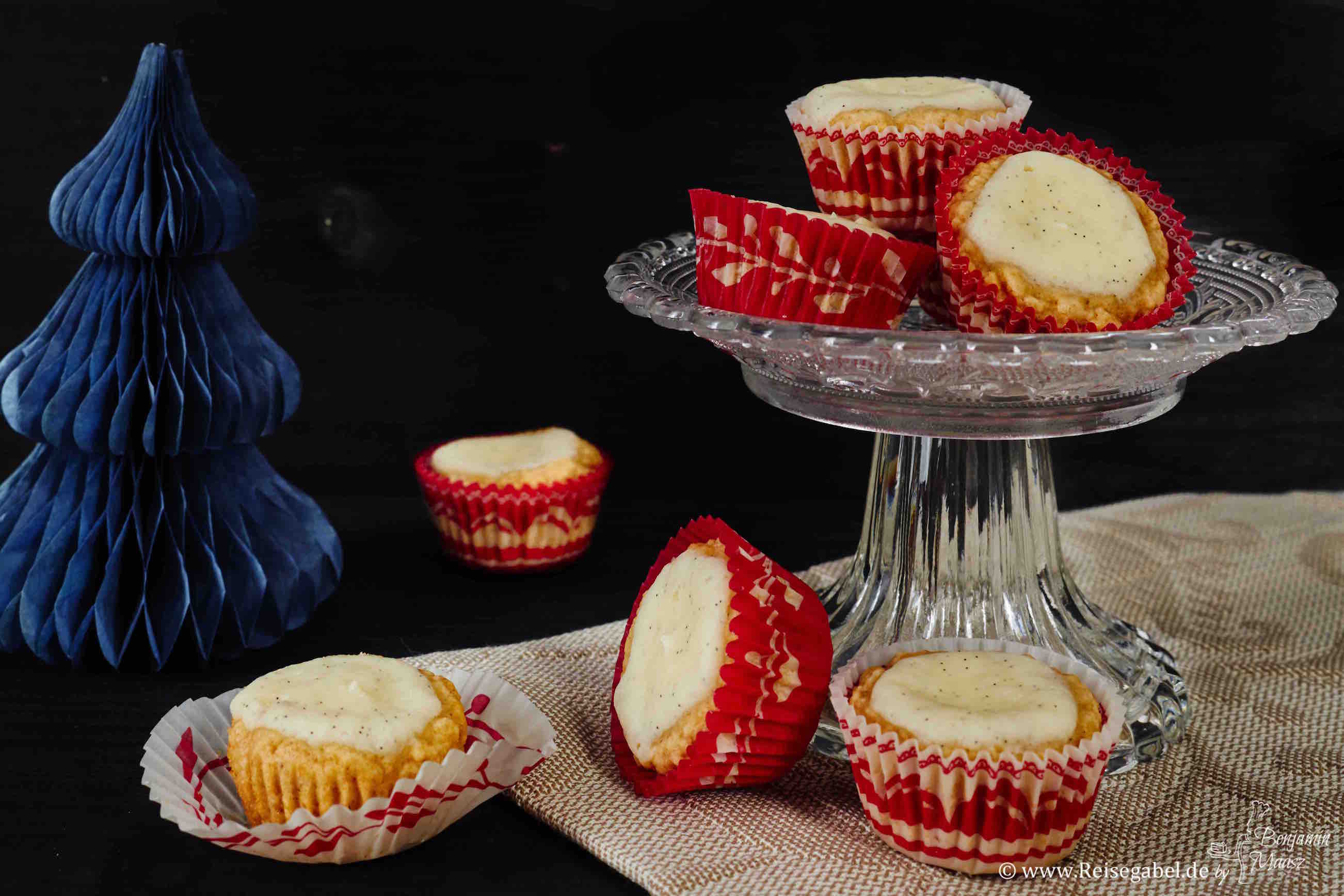 Lebkuchen Muffins mit Frischkäse