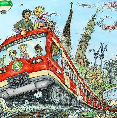 Linie S1 © Ulf Harten nillosan comic.de