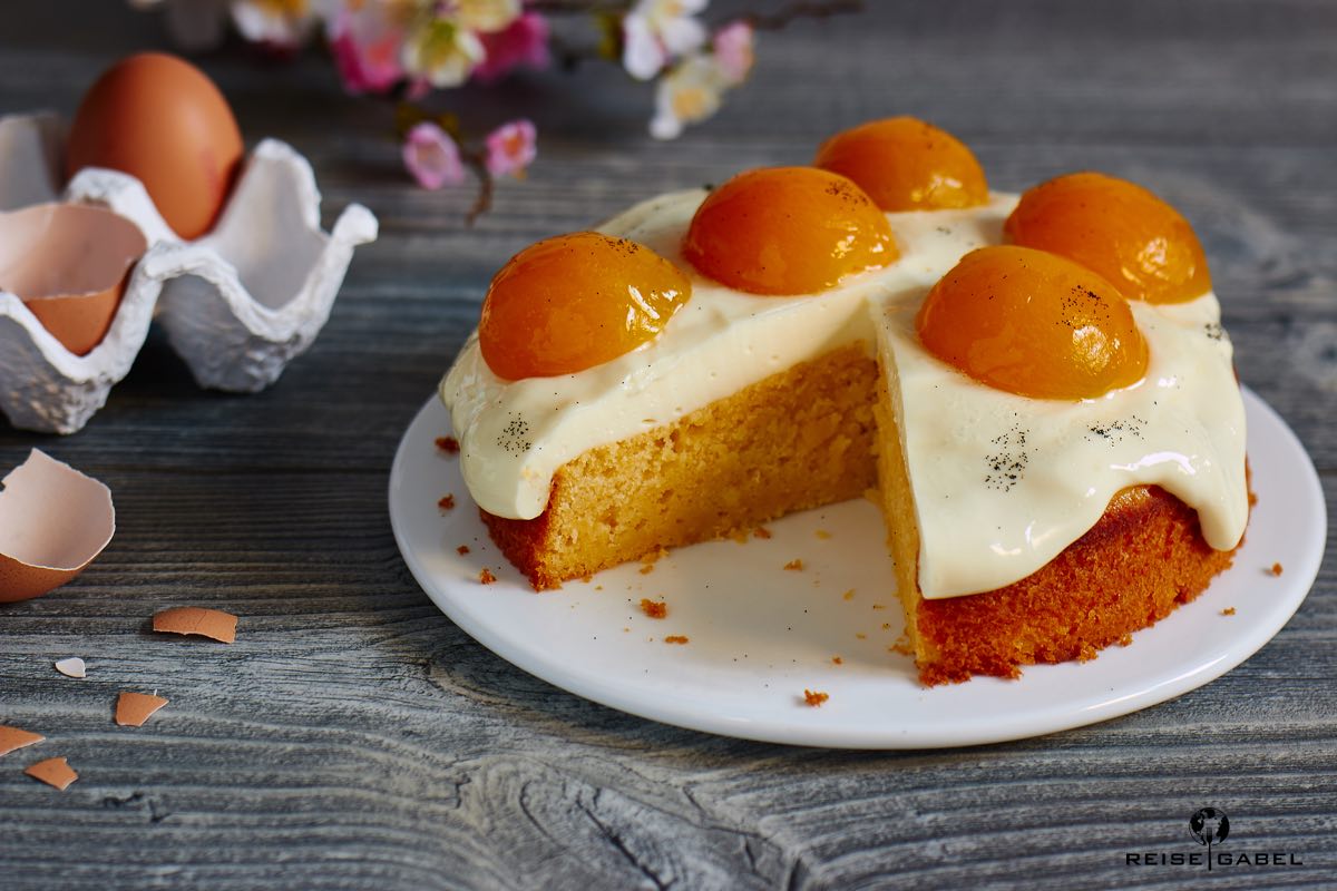 Spiegeleier Kuchen - Reisegabel