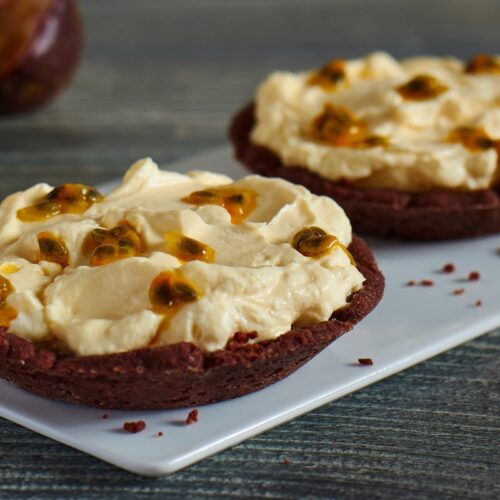 Schokoladentartelette mit Passionsfrucht 2
