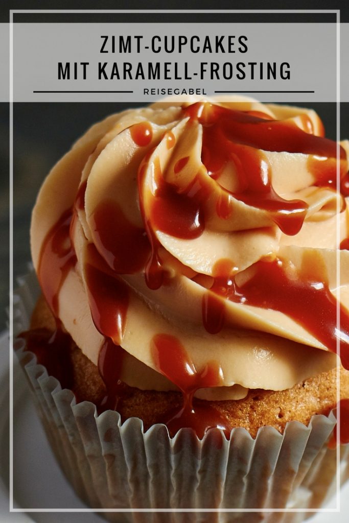 Zimt-Cupcakes mit Karamell-Frosting - Reisegabel