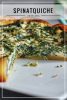 Spinatquiche mit Ricotta