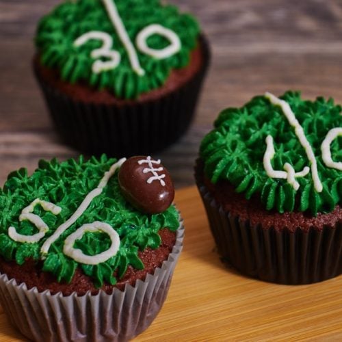 Football Cupcakes