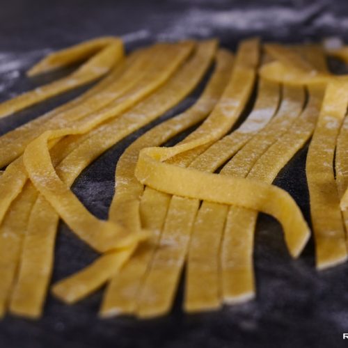 Selbstgemachte Bandnudeln