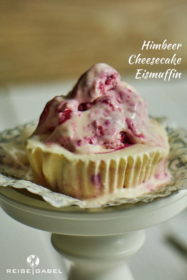 Himbeer-Cheesecake-Eismuffins