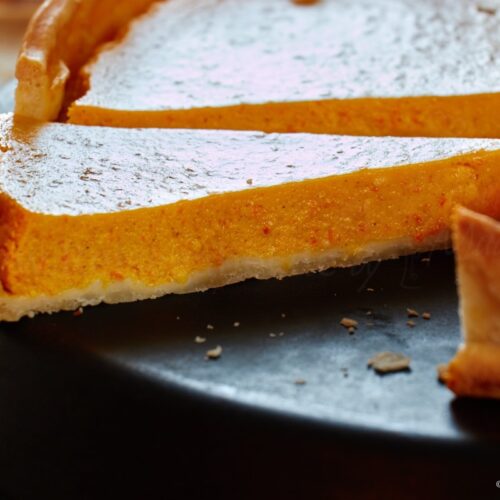 Kürbis Pie mit Zimt und Ingwer