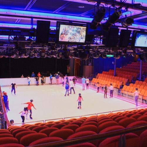 Show im Eisstadion der Oasis of the Seas