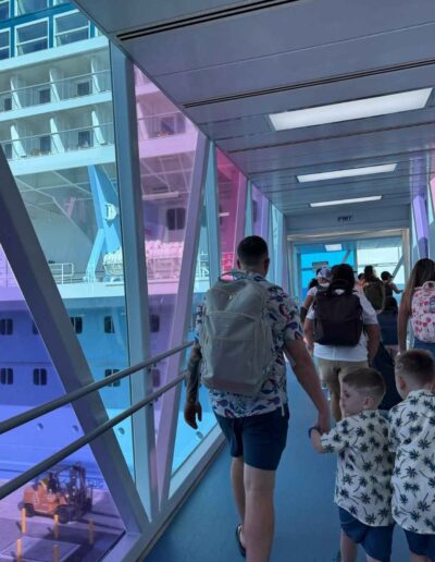 Port Canaveral Kreuzfahrt Anreise - Gangway